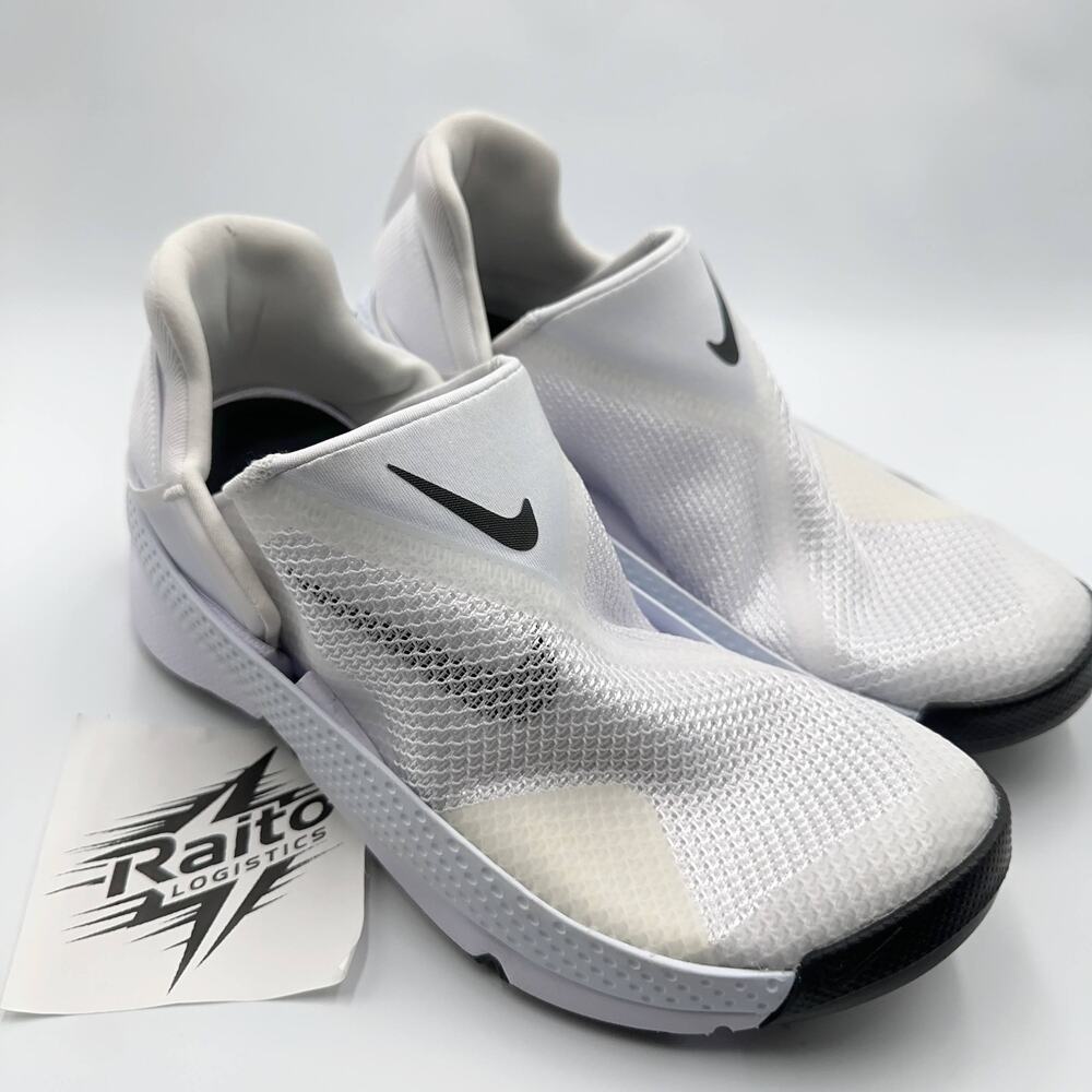 Womens Size 7 Nike Running Shoes Go FlyEase Low Top White Black DR5540-102